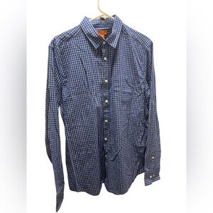 2 for $25 Joe fresh 100% cotton blue button down shirt size medium